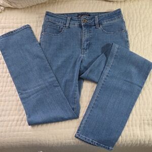Lee Blue Straight Leg Jeans Classic Fit Denim Size 10
